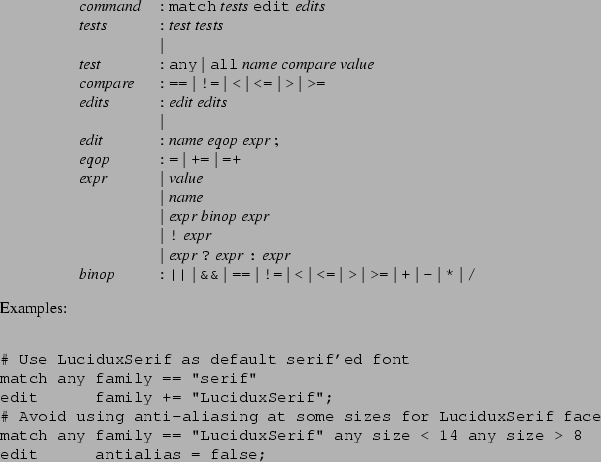 \begin{figure*}\begin{center}
\begin{tabular}{l l}
\emph{command}& $:$ \verb* ...